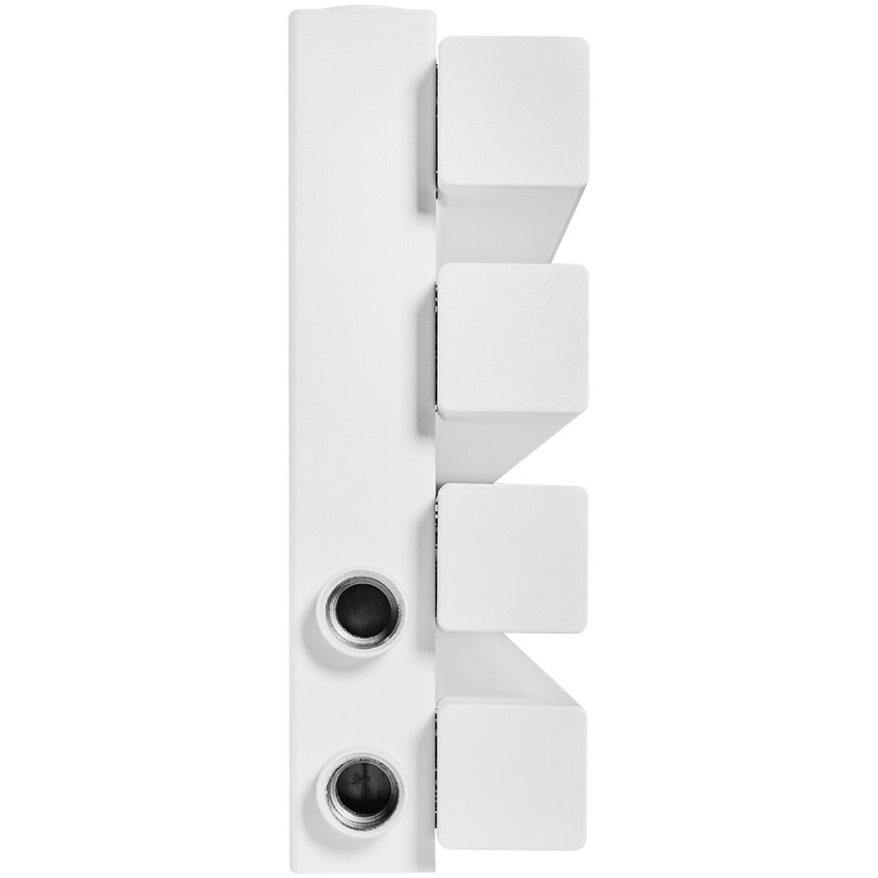 Стальной трубчатый радиатор Stout Tube QV40-1750-5 R Quadro RAL1T104S9016 белый муар