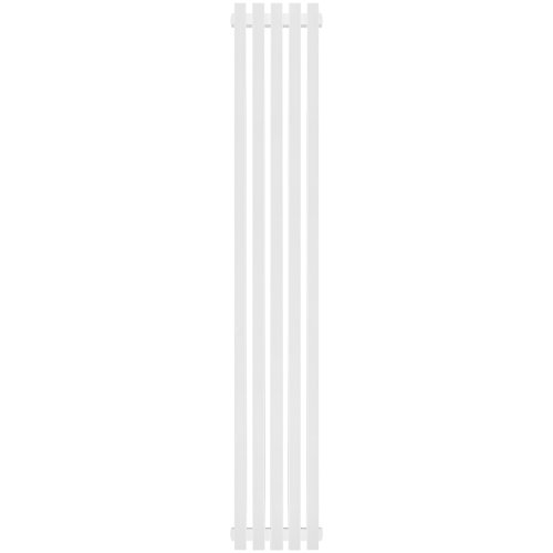 Стальной трубчатый радиатор Stout Tube QV40-1750-5 R Quadro RAL1T104S9016 белый муар — фото 2