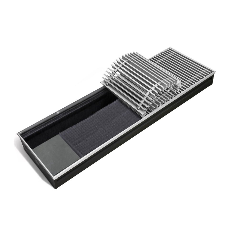 Внутрипольный конвектор КЗТО Бриз 300*80*800 U 5Ал 12