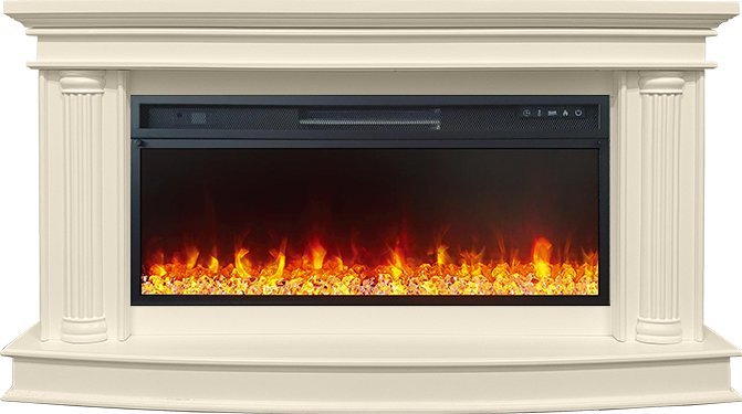 Каминокомплект Royal Flame Rome с очагом Vision 42 LED слоновая кость — фото 1