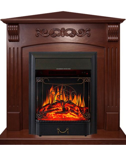 Каминокомплект Royal Flame Sorrento угловой c очагом Majestic FX Black