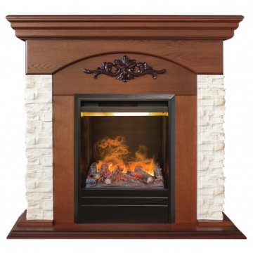Каминокомплект RealFlame Neapolis NT с очагом 3D Olympic