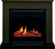 Каминокомплект Royal Flame Bergen 23 (Разборный) с очагом 5D V-ART 25 темная олива