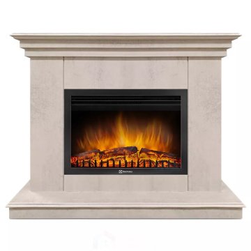 Каминокомплект Хорошие Камины Марс с очагом Electrolux EFP/P-2520LS мрамор