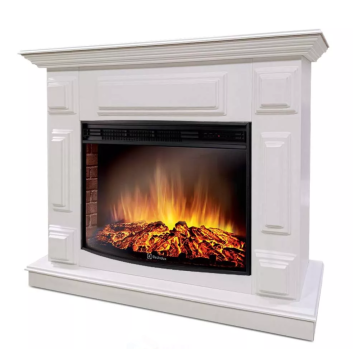 Каминокомплект Хорошие Камины Юпитер с очагом Electrolux Sphere Plus EFP/P-2720RLS белый