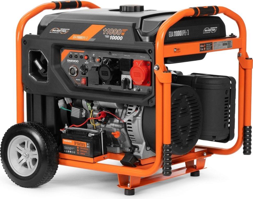 Генератор бензиновый инверторный Daewoo GDA 11000DPEi-3 — фото 3