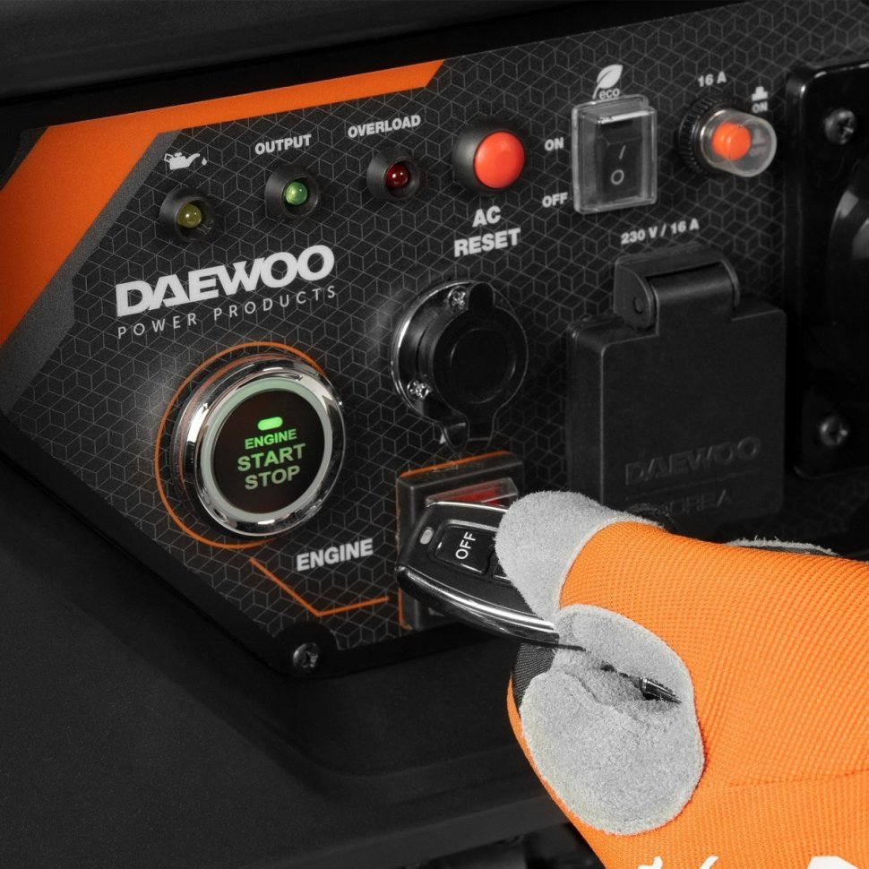 Генератор бензиновый инверторный Daewoo GDA 11000DPEi-3 — фото 9