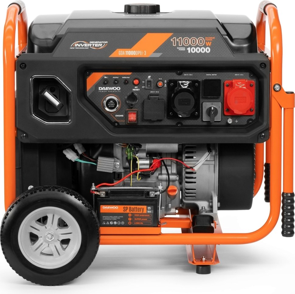Генератор бензиновый инверторный Daewoo GDA 11000DPEi-3 — фото 6
