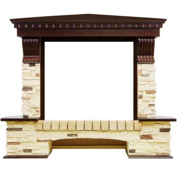Портал Royal Flame Pierre Luxe сланец угловой