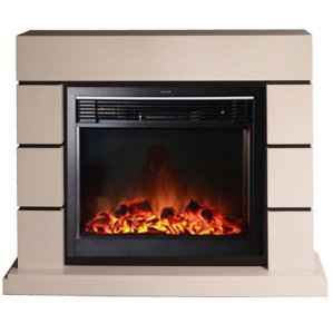 Изображение товара Каминокомплект Interflame Норд с очагом Jupiter FX M Black бежевый
