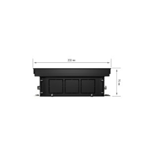 Внутрипольный конвектор Royal Thermo Atrium 75/200/1900-DG-U-LB