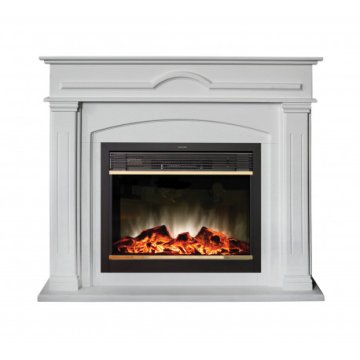 Каминокомплект RealFlame Mirra 26 WT с очагом Moonblaze Lux Brass S