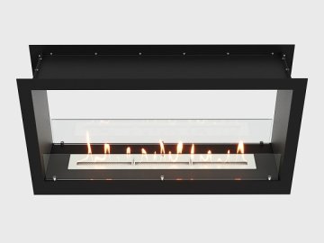 Встроенный биокамин Lux Fire Сквозной 1210 М ВБКС-1210М