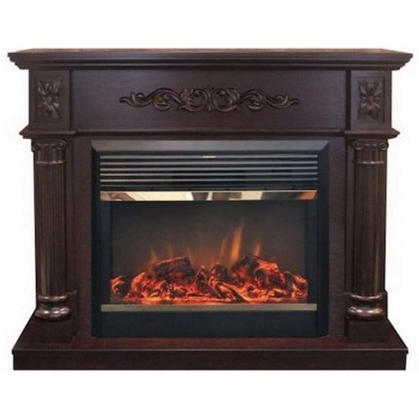 Каминокомплект RealFlame Silvia 26 AO с очагом MoonBlaze LUX Brass Каминокомплект RealFlame Silvia 26 AO с очагом MoonBlaze LUX Brass