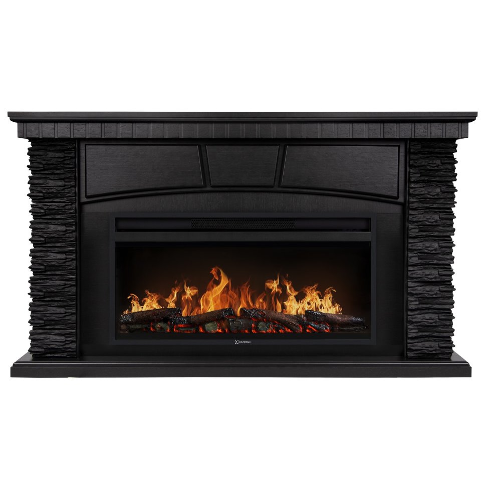 Каминокомплект Electrolux EFP/P-4220LS портал Porto 42 камень черный шпон венге