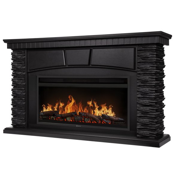 Каминокомплект Firelight Porto 42/40/36 + очаг Electrolux EFP/P-4220LS камень черный/шпон венге