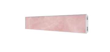 Отопительная панель Stout Rose Stone SCT 120*30 розовый гранит/серый корпус