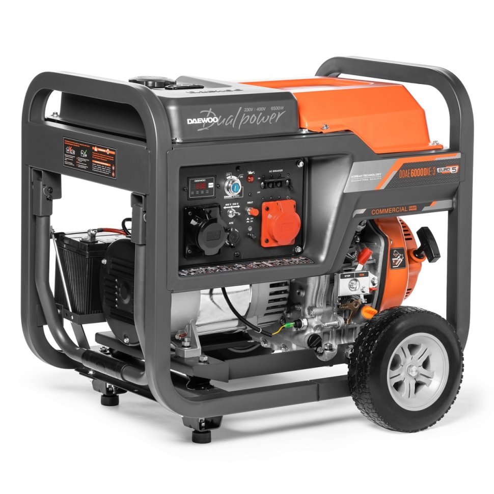 Генератор дизельный Daewoo DDAE 6000DXE-3