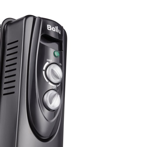 Масляный радиатор Ballu BOH/CL-05BRN Classic Black 5 секций — фото 3