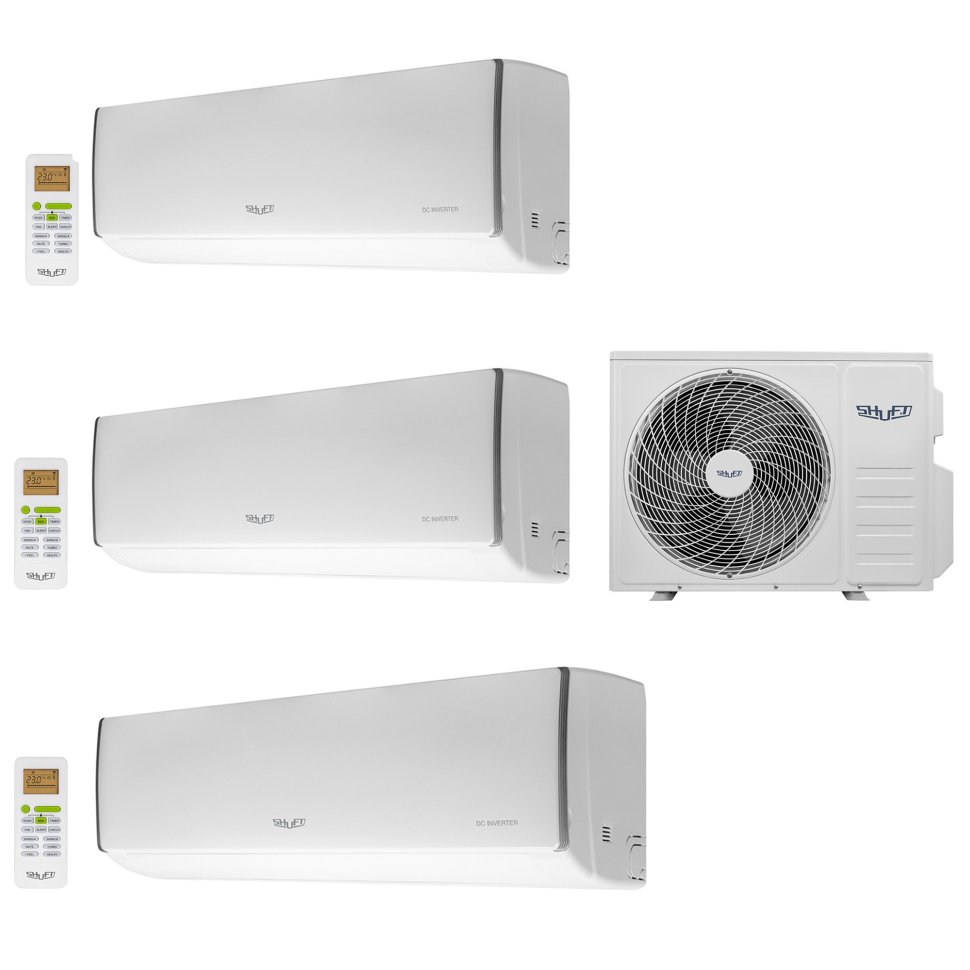 Мульти сплит-система на 3 комнаты Shuft SFMS/I-12+07+07 НB FMI-21-3/N8_WF комплект