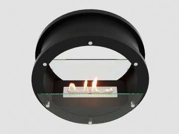 Встроенный сквозной биокамин Lux Fire Иллюзион 500 XS ВБКС-И500XS