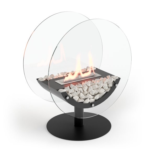 Изображение товара Биокамин Royal Thermo RTBFP-F500L Lens настольный с закаленным стеклом и стемалитом, Италия
