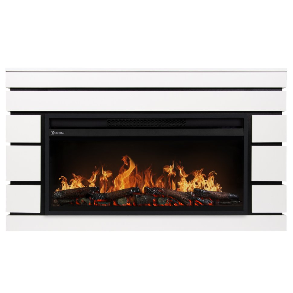 Каминокомплект Electrolux EFP/P-3620LS портал Moderno 36 белый черный р/в