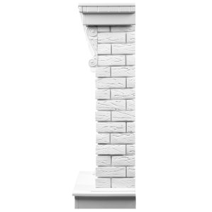 Портал Firelight Jersey Classic камень белый/белый дуб