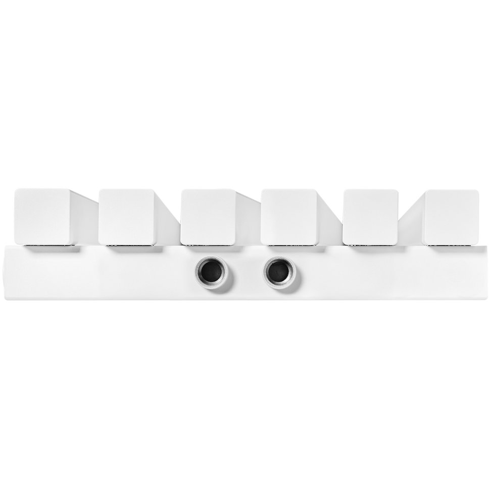 Стальной трубчатый радиатор Stout Tube QV40-1750-6 CU Quadro RAL1T104S9016 белый муар