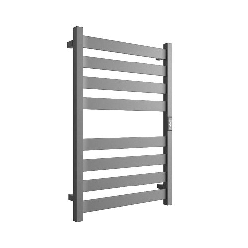 Электрический полотенцесушитель Stout Grunge quadro 80*50 графит — фото 2