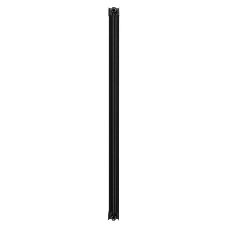 Алюминиевый радиатор отопления Stout SRA-0110-18000704 Oscar 1800 4 секции боковое подключение черный — фото 3