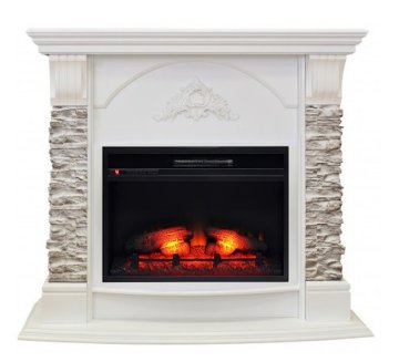 Каминокомплект RealFlame Athena GR STD/EUG/25/24 WT с очагом Eridan 24