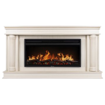Каминокомплект Electrolux EFP/P-3620LS портал Olympia 42/40/36 сл. кость с зол. патиной