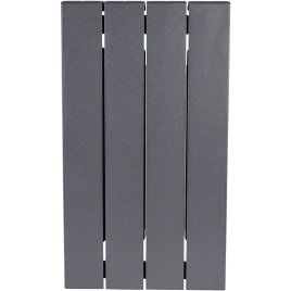 Биметаллический радиатор отопления Rifar Supremo 500 боковое подключение 4 секции титан