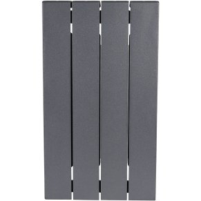 Биметаллический радиатор отопления Rifar Supremo 500 боковое подключение 4 секции титан