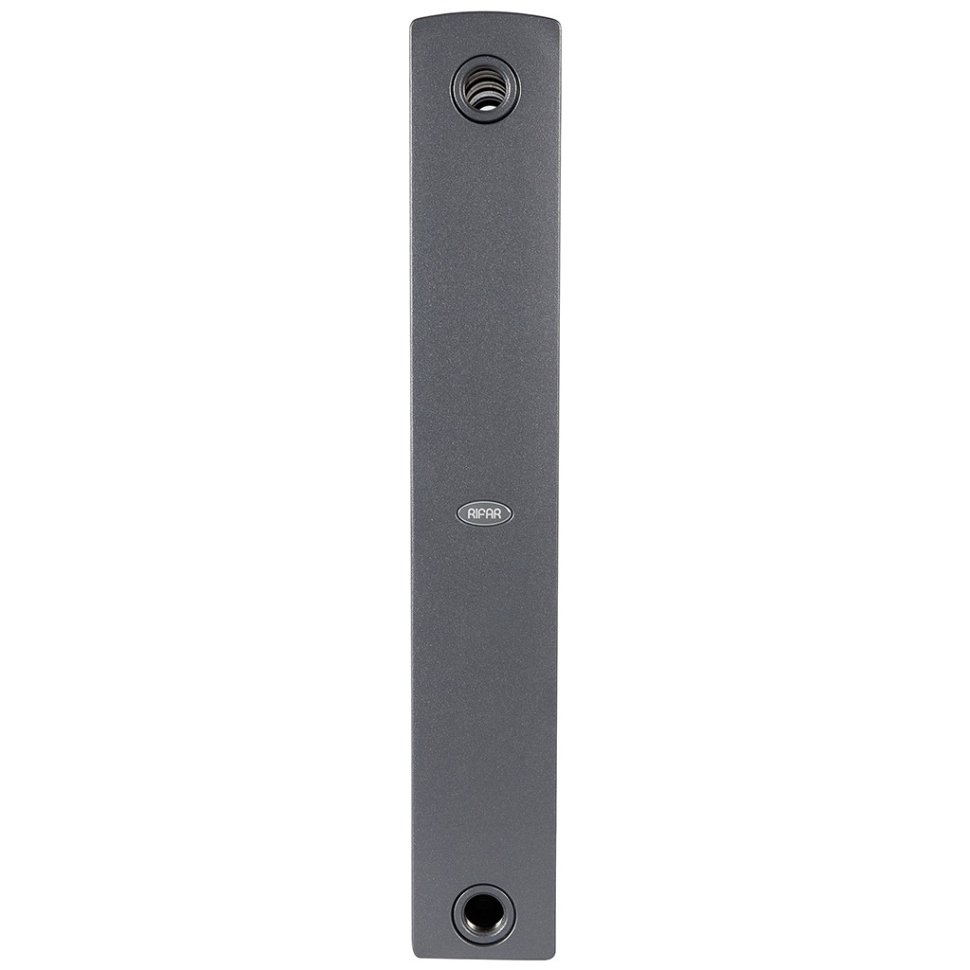 Биметаллический радиатор отопления Rifar Supremo 500 боковое подключение 4 секции титан