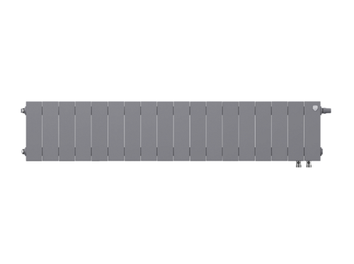 Биметаллический радиатор отопления Royal Thermo PianoForte 200 18 секций Silver Satin VDR — фото 1