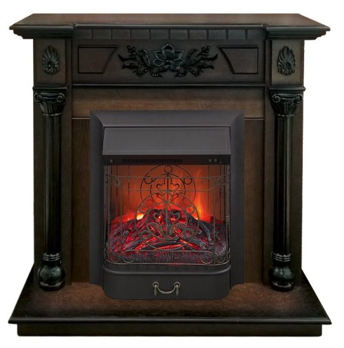 Каминокомплект RealFlame Dacota STD/EUG AO с очагом Majestic Lux Black S