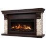 Каминокомплект Electrolux EFP/P-4220LS портал Michigan 42 камень молочный шпон темный дуб