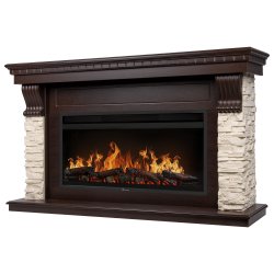 Каминокомплект Electrolux EFP/P-4220LS портал Michigan 42 камень молочный шпон темный дуб